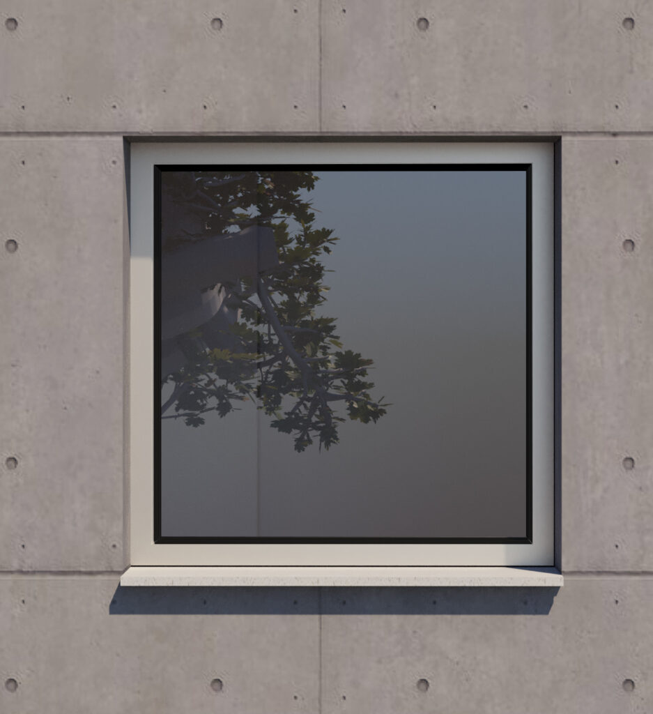 carpinteria metalica ventana soleal oculta